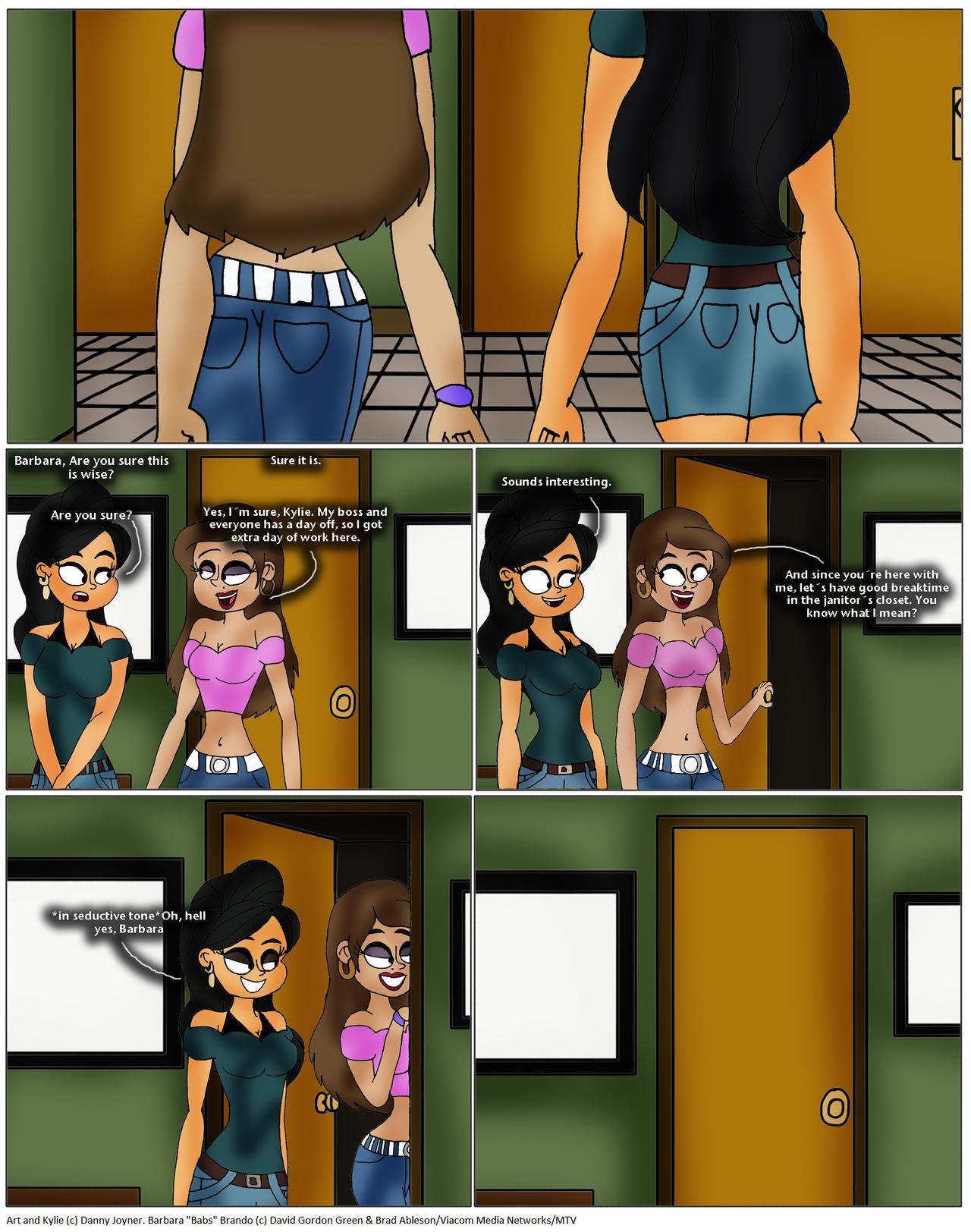 Chel Rdj1995 Deviantart Their Fun Time in the Closet - Page 001 by RDJ1995 on DeviantArt