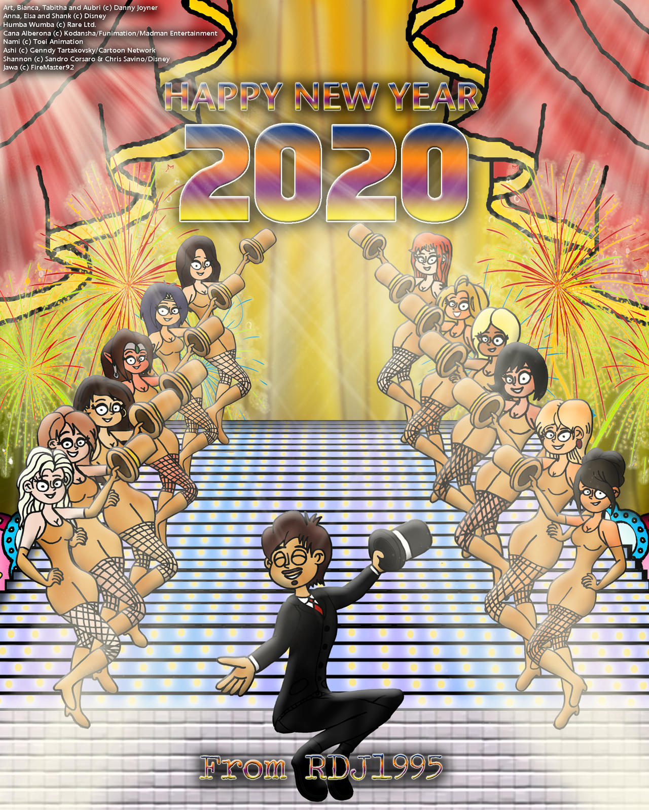 Chel Rdj1995 Deviantart Dancing to the New Decade by RDJ1995 on DeviantArt
