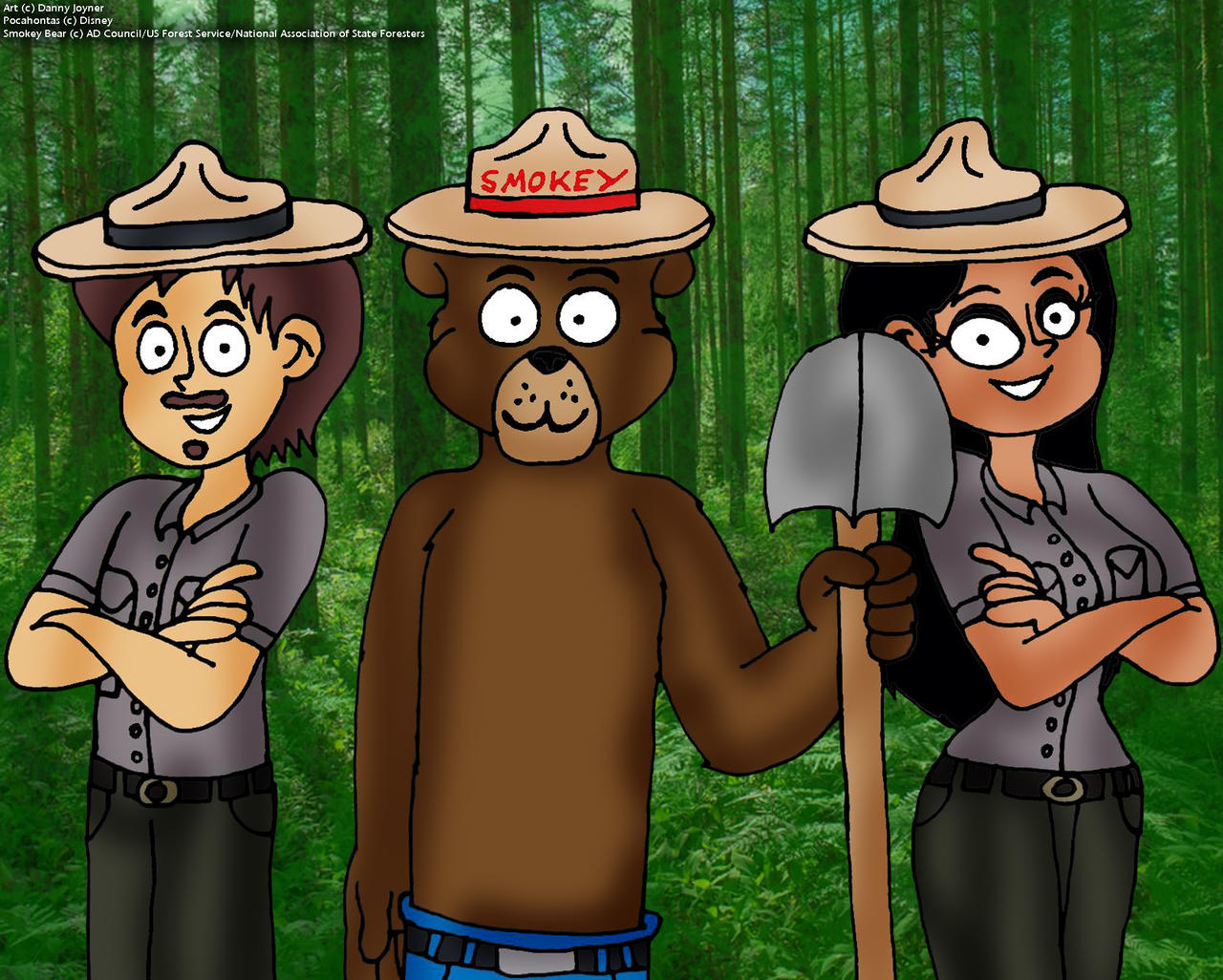 Smokey Bear and the Forest Rangers by RDJ1995 on DeviantArt