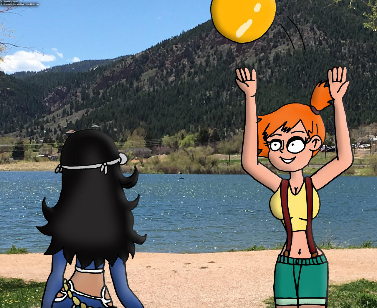 Chel Rdj1995 Deviantart Playing near the lake by RDJ1995 on DeviantArt