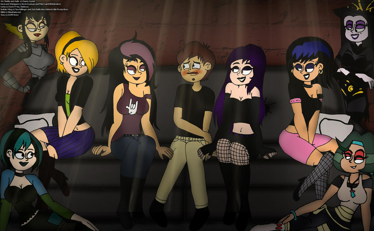 There's a thing about goth/emo female characters by RDJ1995 on DeviantArt