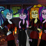 Twilight and the Dazzlings as Vampires