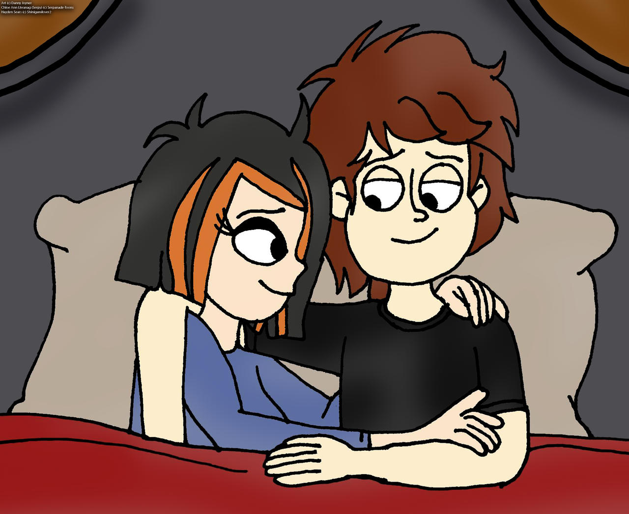 Cuddling during Movie Time by RDJ1995 on DeviantArt