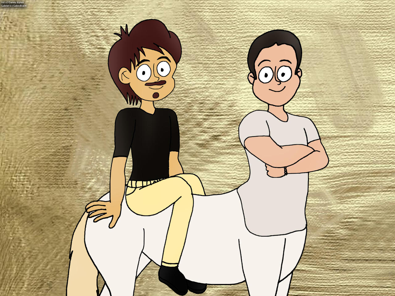 Riding on Gabriel the Centaur by RDJ1995 on DeviantArt