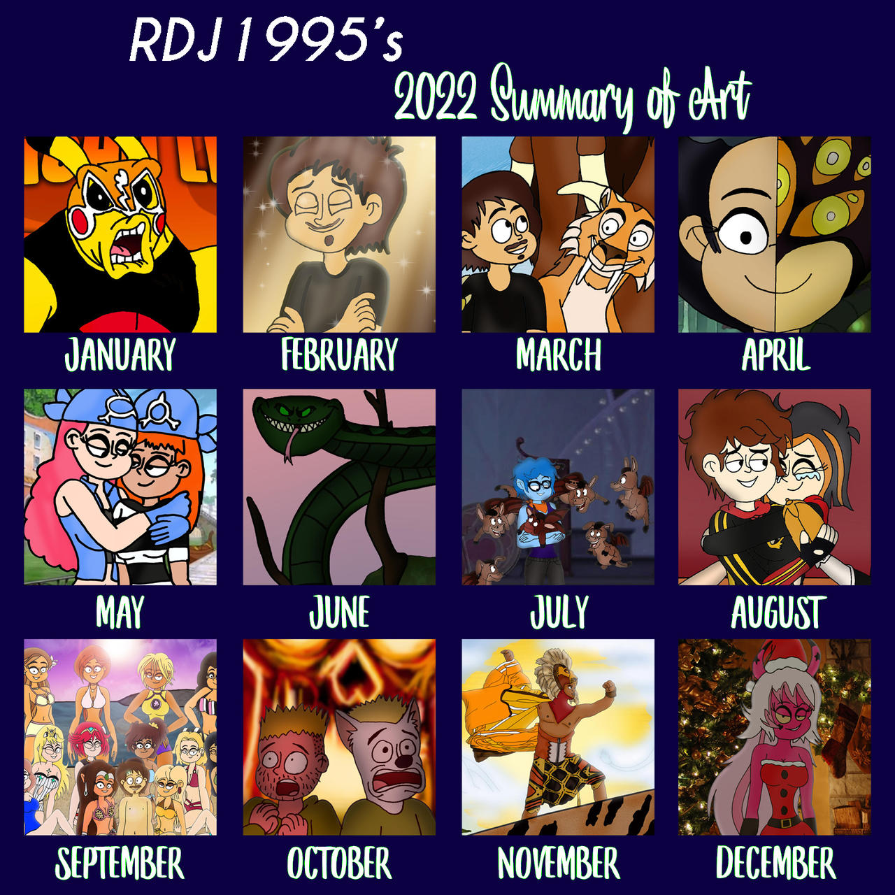 Chel Rdj1995 Deviantart RDJ1995's 2022 Summary of Art copy by RDJ1995 on DeviantArt