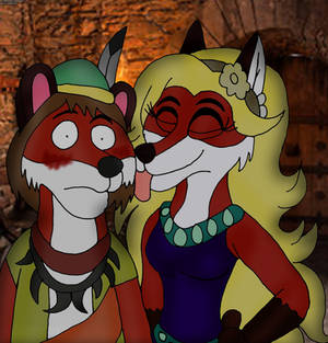 Fox lick for Cluny