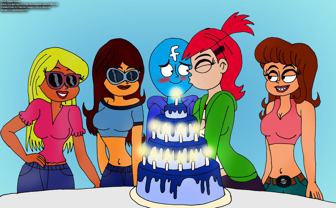 Animation made by @sherrydoodlez4u Amy's birthday kiss💙💖💋