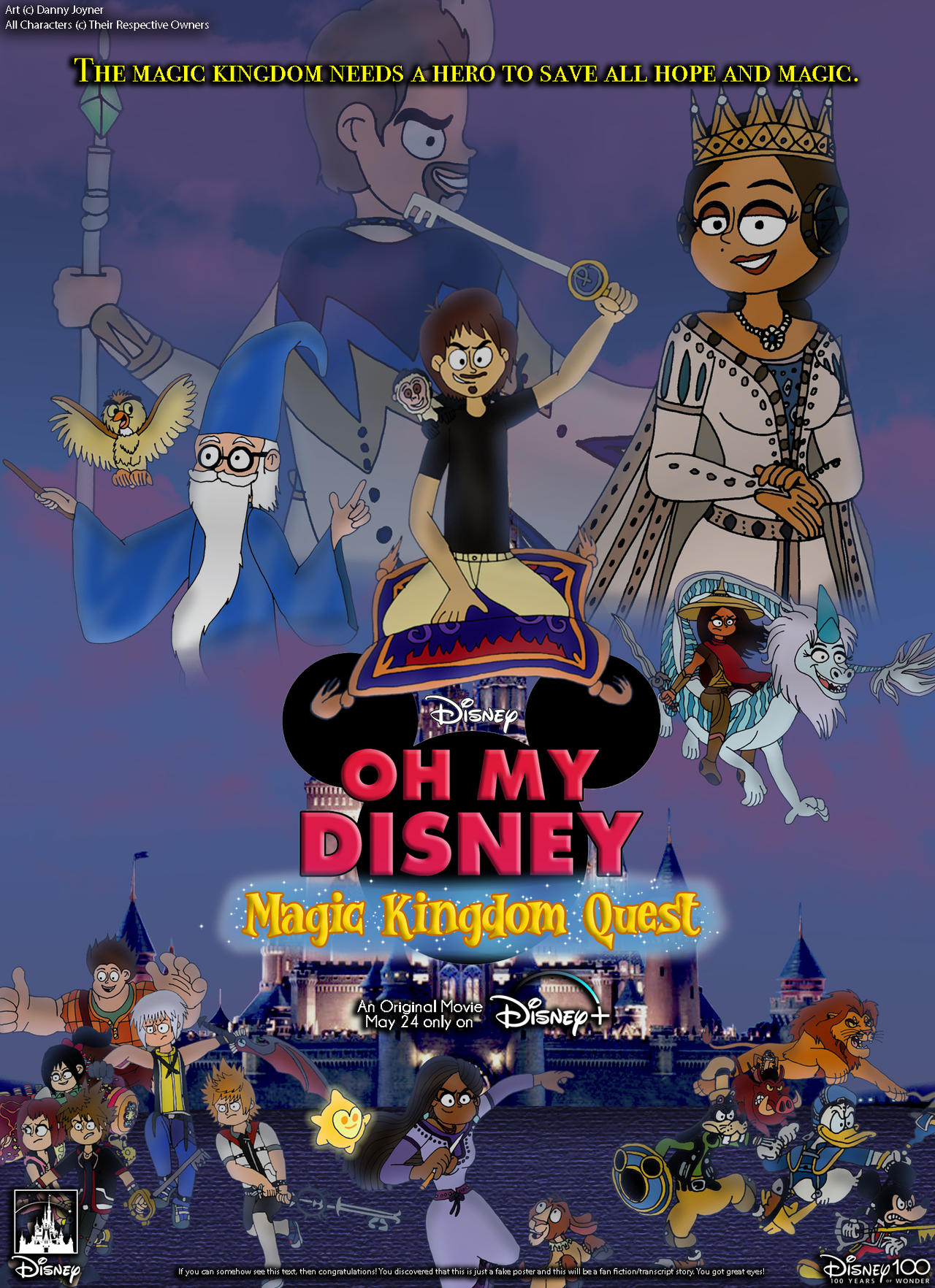 Chel Rdj1995 Deviantart Oh My Disney Magic Kingdom Quest Official Poster 2 by RDJ1995 on DeviantArt