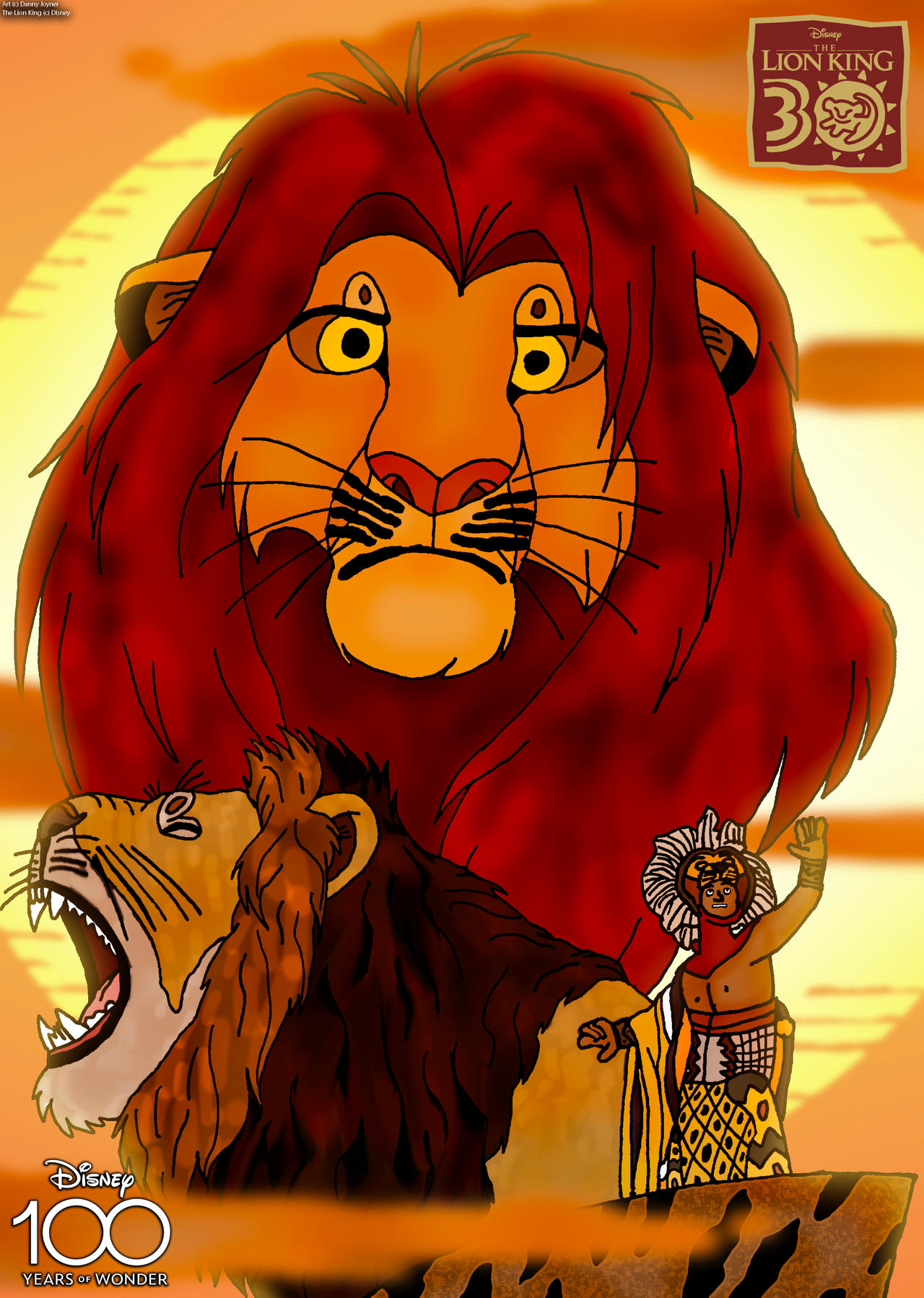 Simba Presentation Scene Simba's Journey at 30 Years by RDJ1995 on DeviantArt