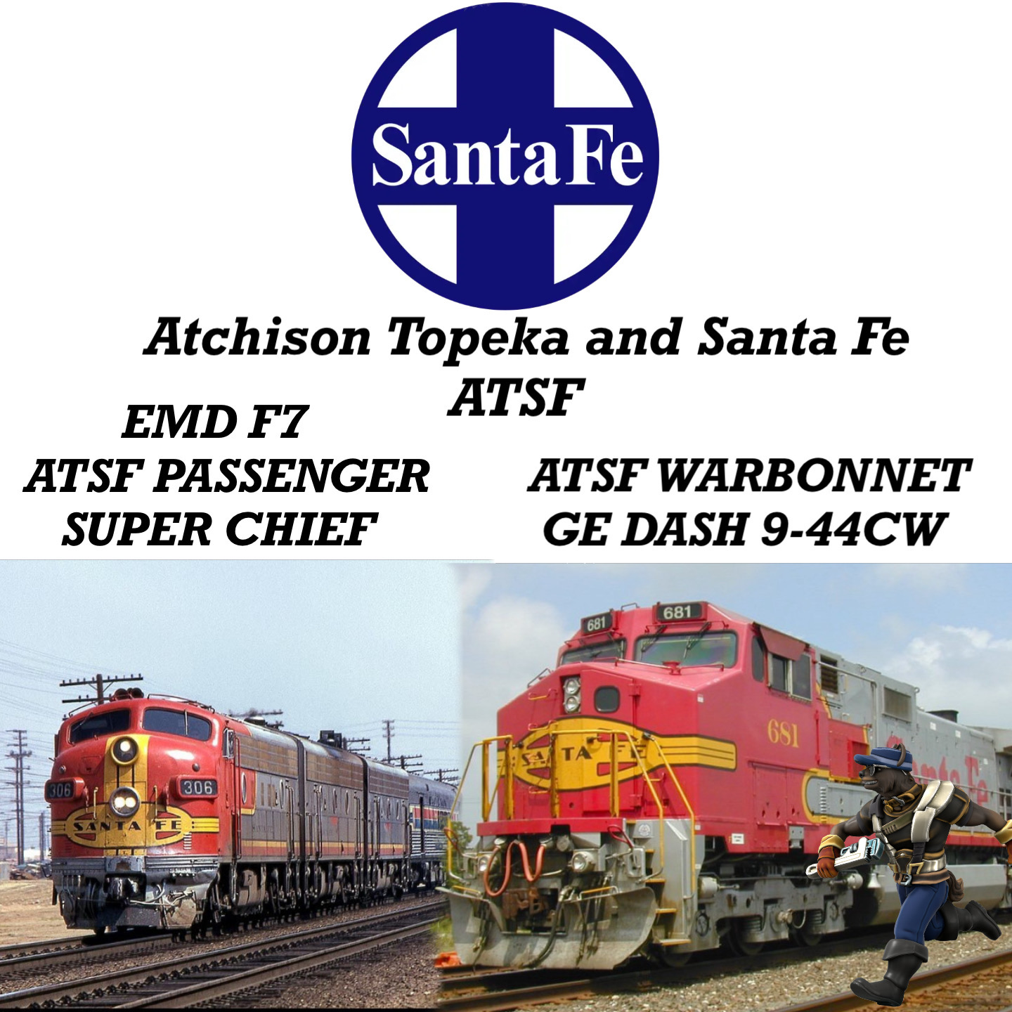 My Favorite ATSF Locomotives by Doomguy575 on DeviantArt
