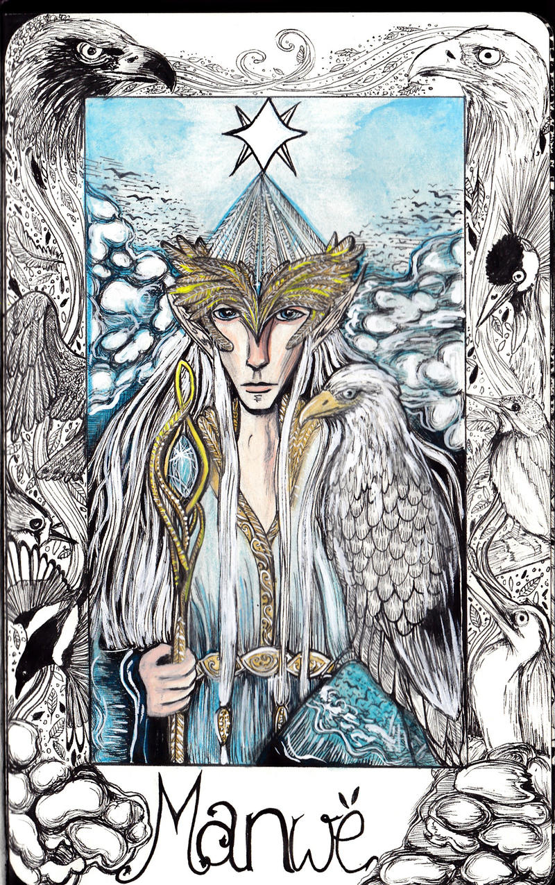 Lords of Valar - Manwe coloured by juliet999 on DeviantArt