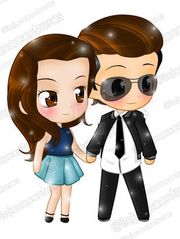 IST (chibi couple) Peter and Sandy 12.17.2013