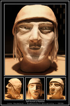 3D Self Portrait in Plasticine
