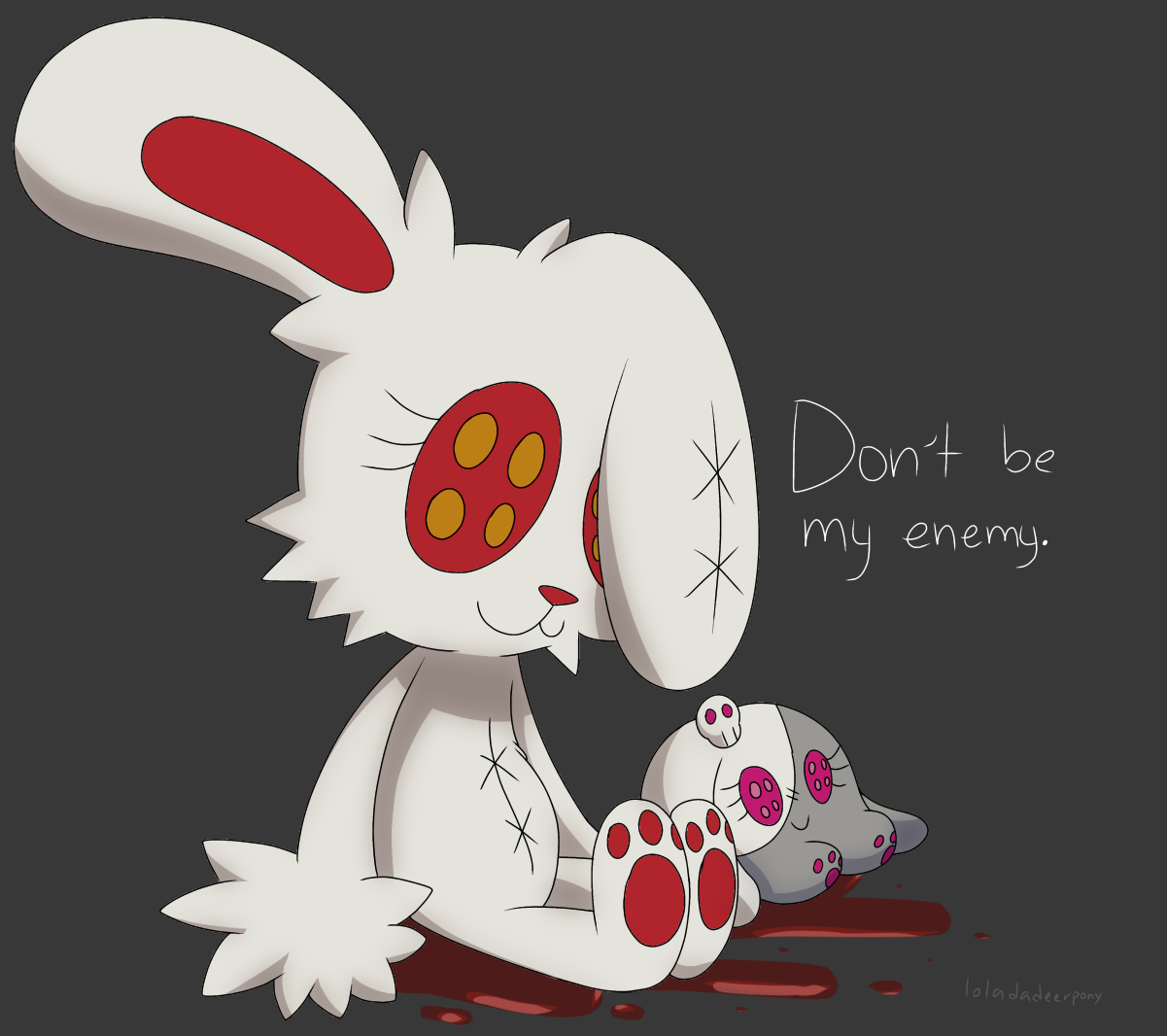 Bloody Bunny by Loladadeerpony on DeviantArt