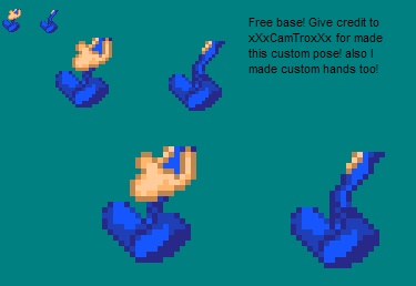 Free Custom Pose for your Sonic FC!