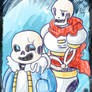 Sans and Pupyrus Speedpaint