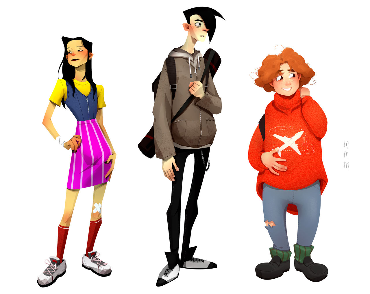My Character My characters for comics by MmmOrAryy on DeviantArt