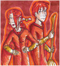 Redness....Ron and Ginny