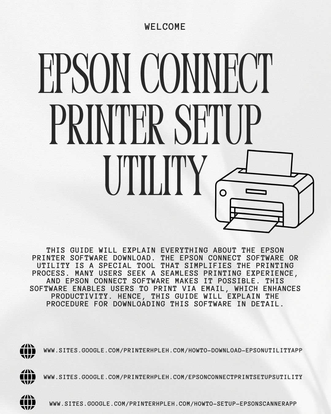 Epson Connect Printer Setup
