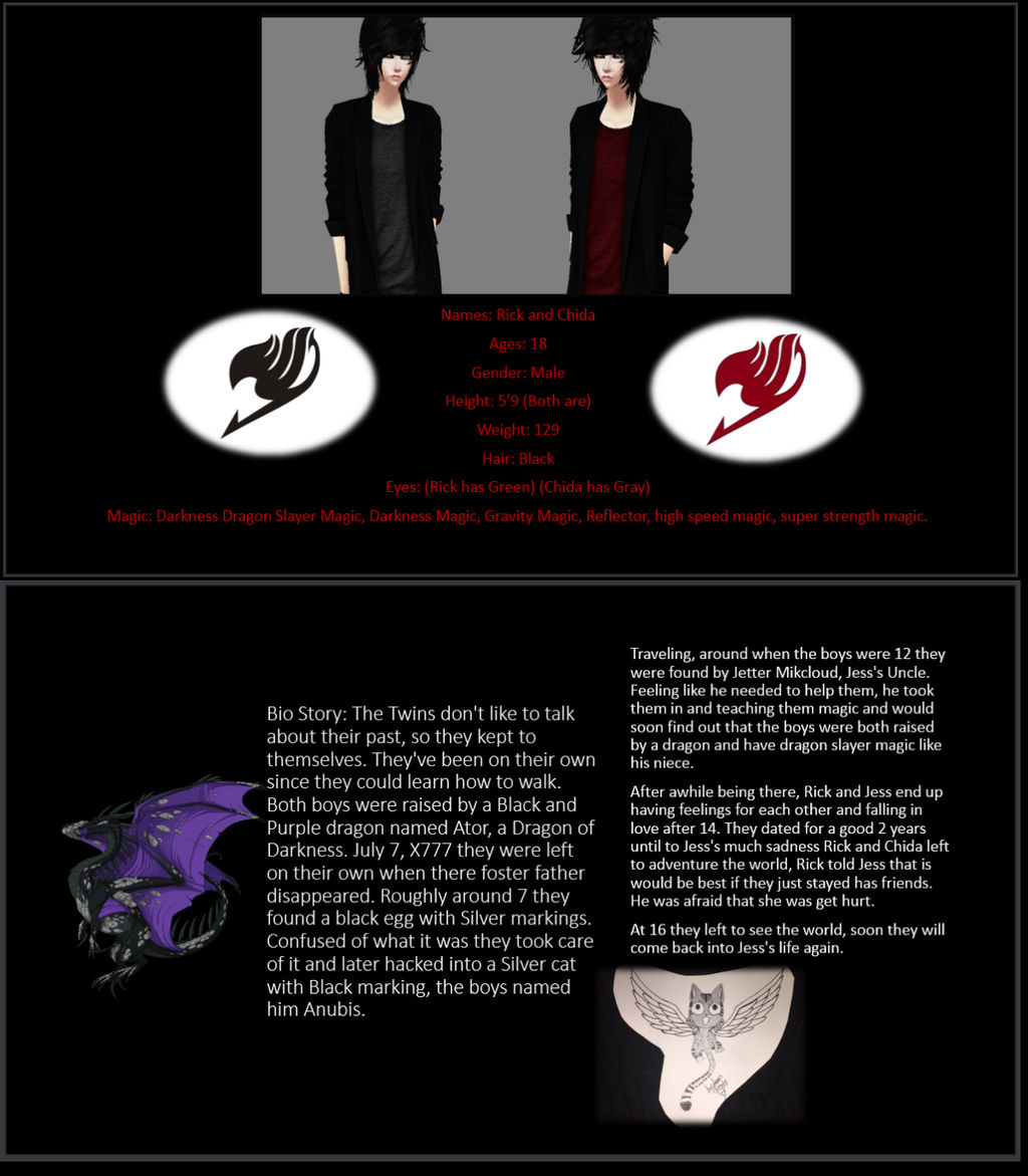 Fairy Tail Bio Card 2 by SlytherinJess on DeviantArt