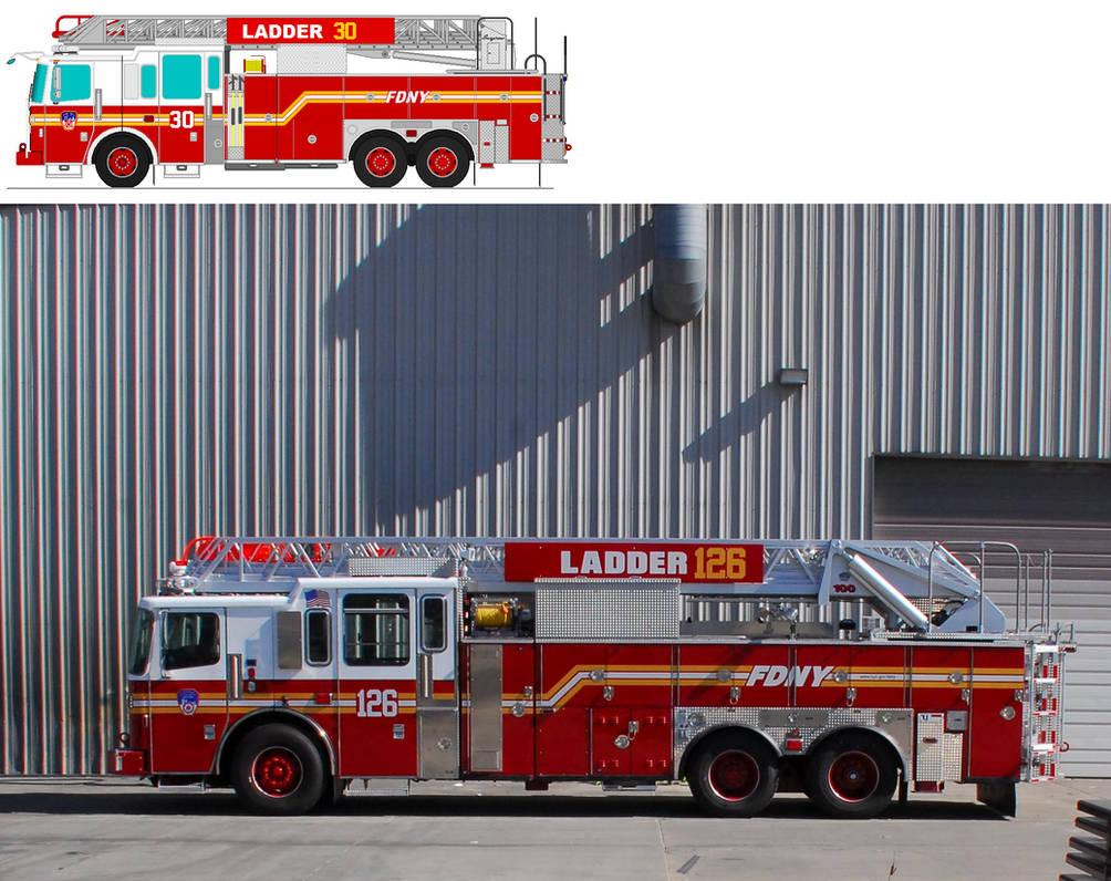 Houston Fd Rear Mount Ladder Fdny new rearmount ladder UPDATED 12/14/13 by Geistcode on DeviantArt