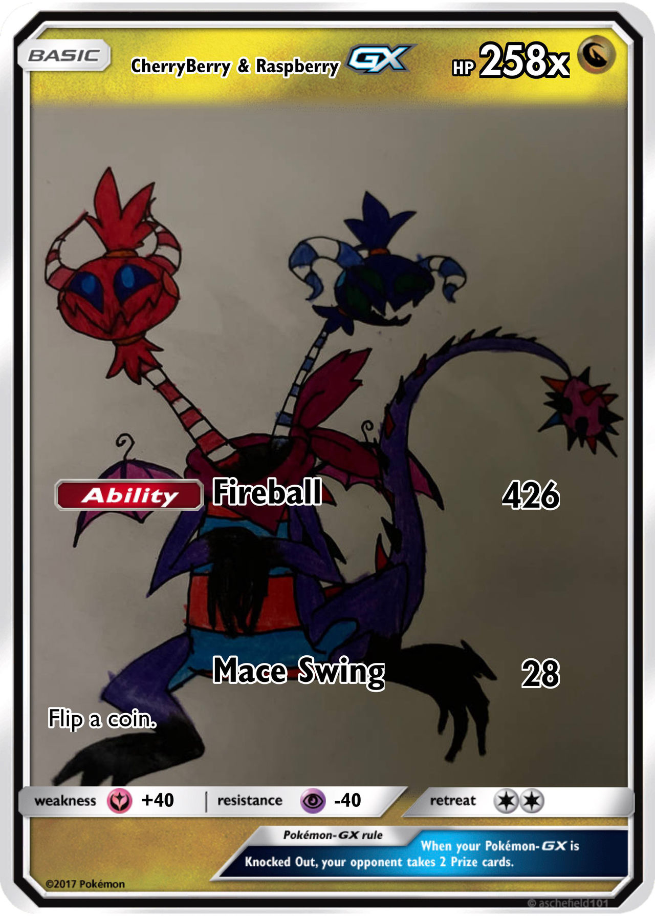 Gold Raspberry Pokemon What if Cherryberry and Raspberry is Pokemon card by DarksonicROR15810 ...
