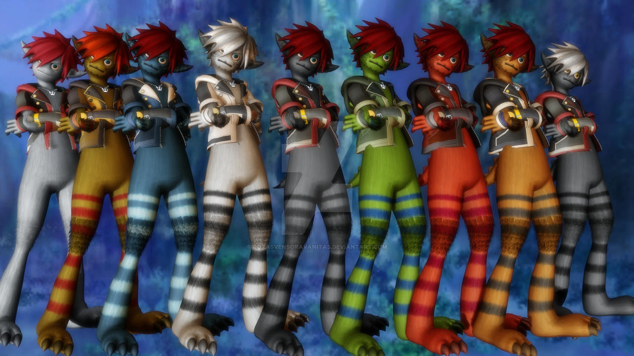 Kh3 Monster Sora And All Alt Forms Mmd By Roxasvensoravanitas On Deviantart