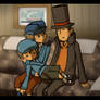 Professor Layton - A nap in the Train