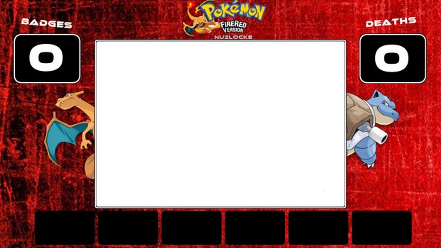 Pokemon Fire Red Nuzlocke Layout