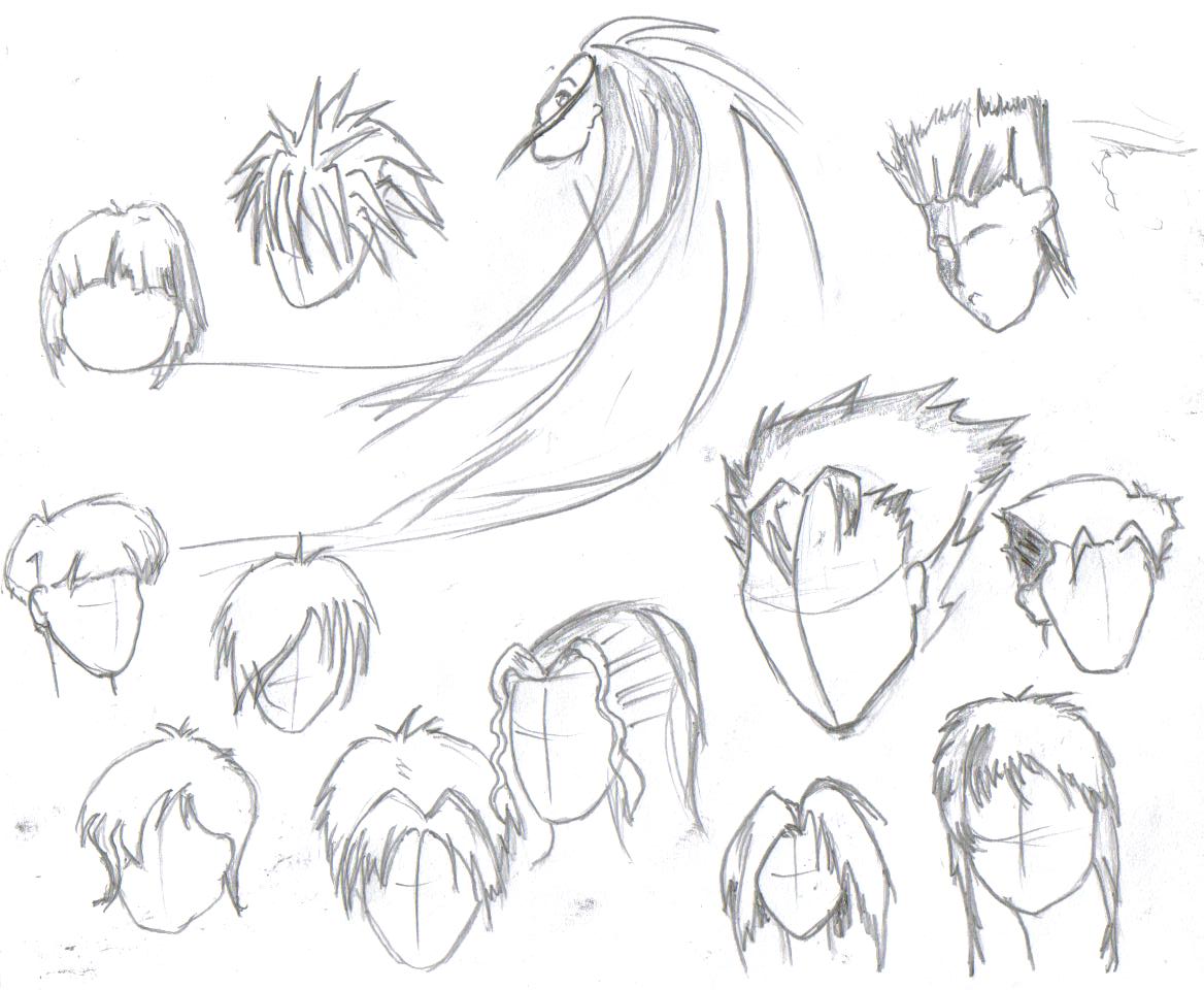 anime hairstyles