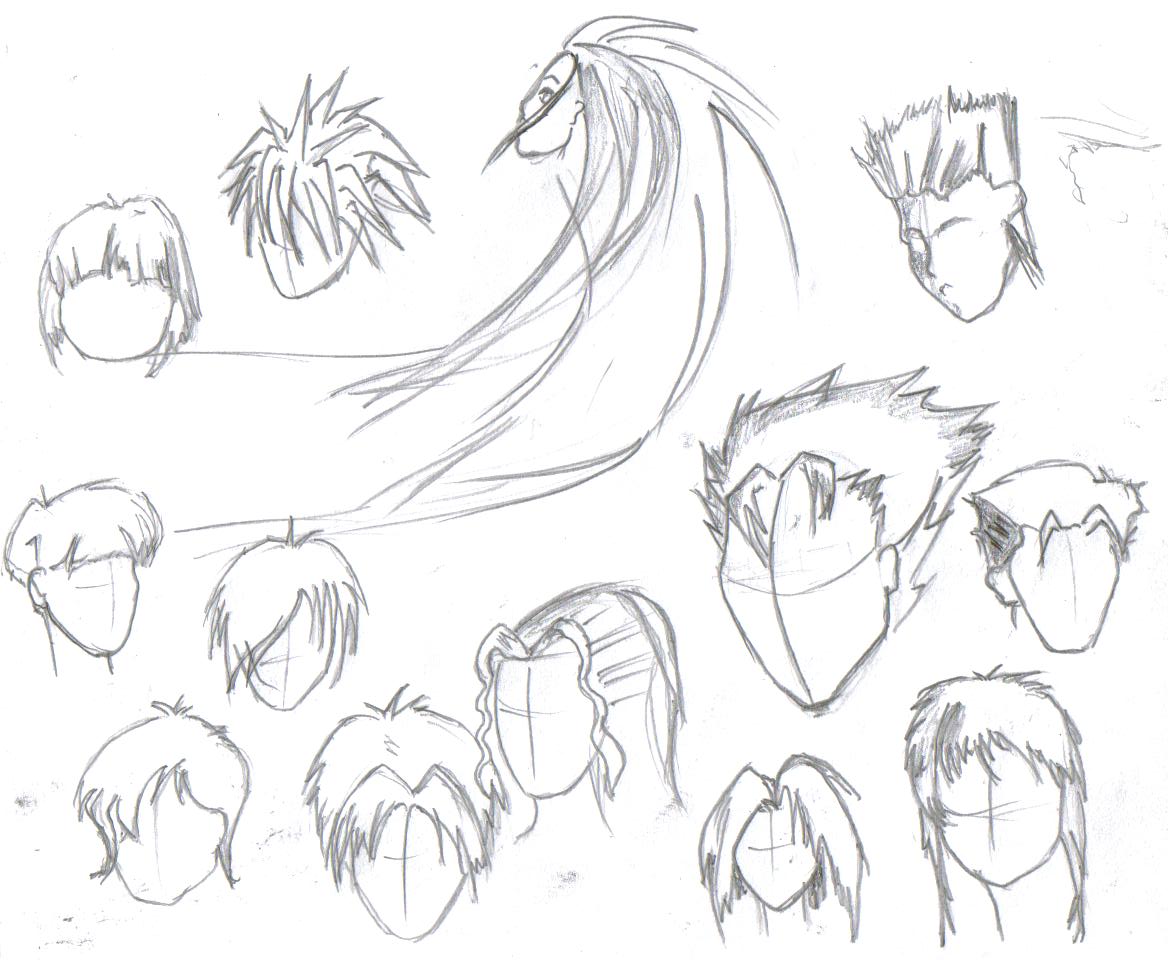 Anime Male Hairstyles, Anime Drawing, Hair Drawing, Hairstyle