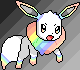 Watercolor the Rainbow Eevee icon