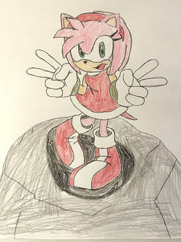 Amy on a Rock (Request)