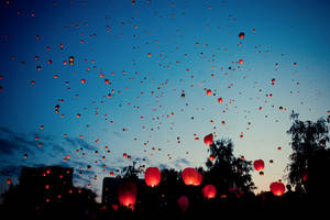 sky lanterns