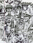 Murdoc Sketches by crackcat911