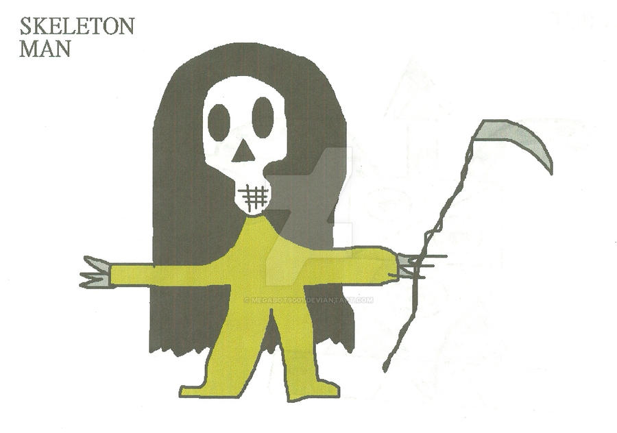 Skeleton Man by Megabot9001 on DeviantArt