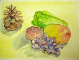 still life - watercolor