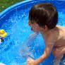 Summer Day in the Pool