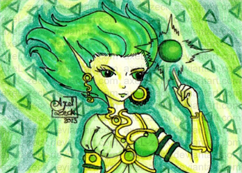 ACEO Chlorophylle