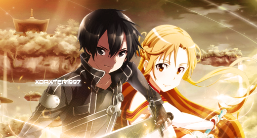 Sword Art Online - Kirito and Asuna