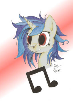 Vinyl Scratch Portrait