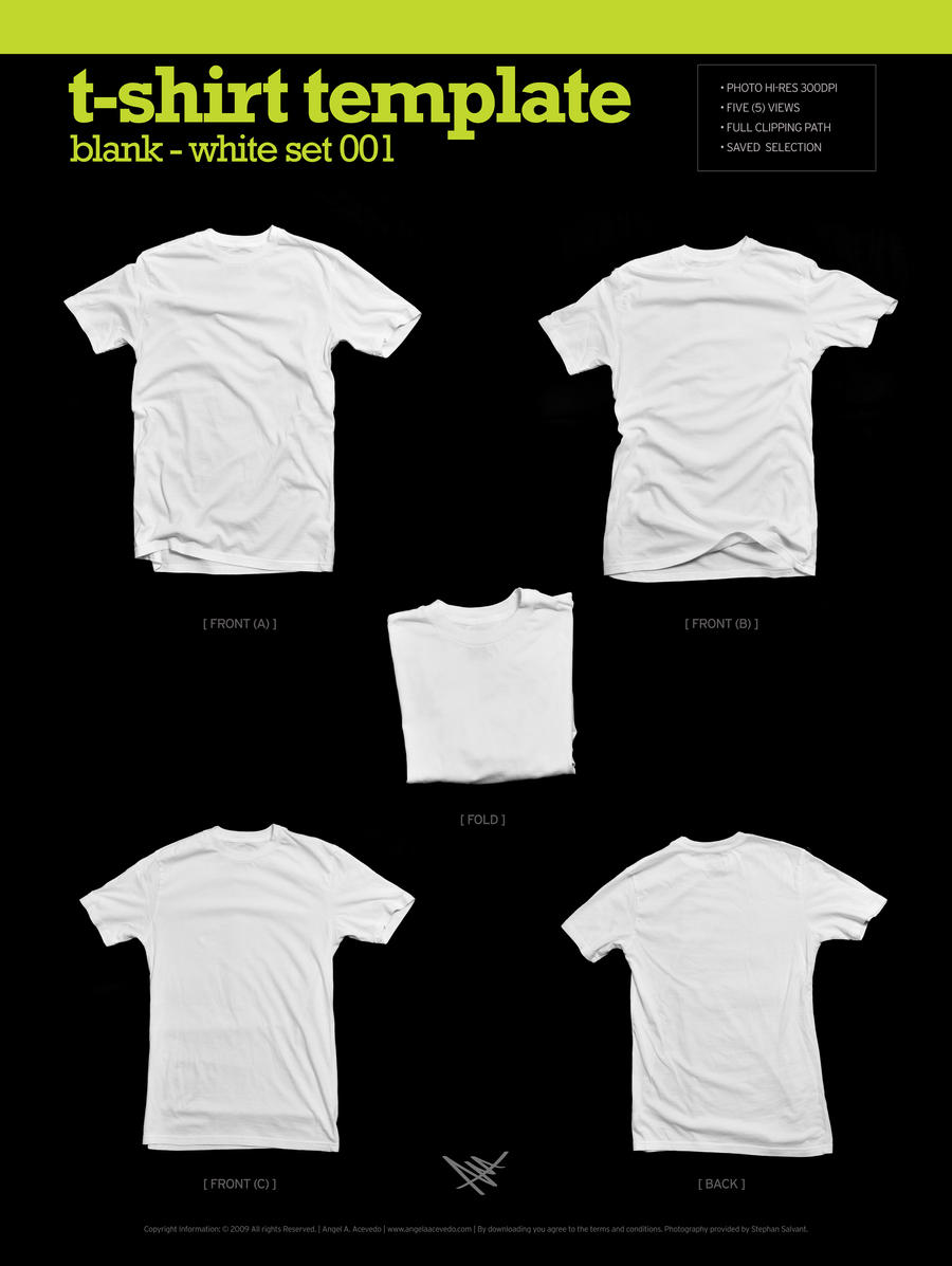 Blank T-Shirt - White 001