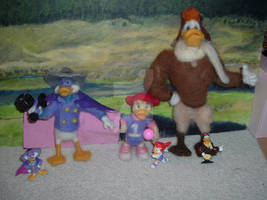 Darkwing Duck and family plushies