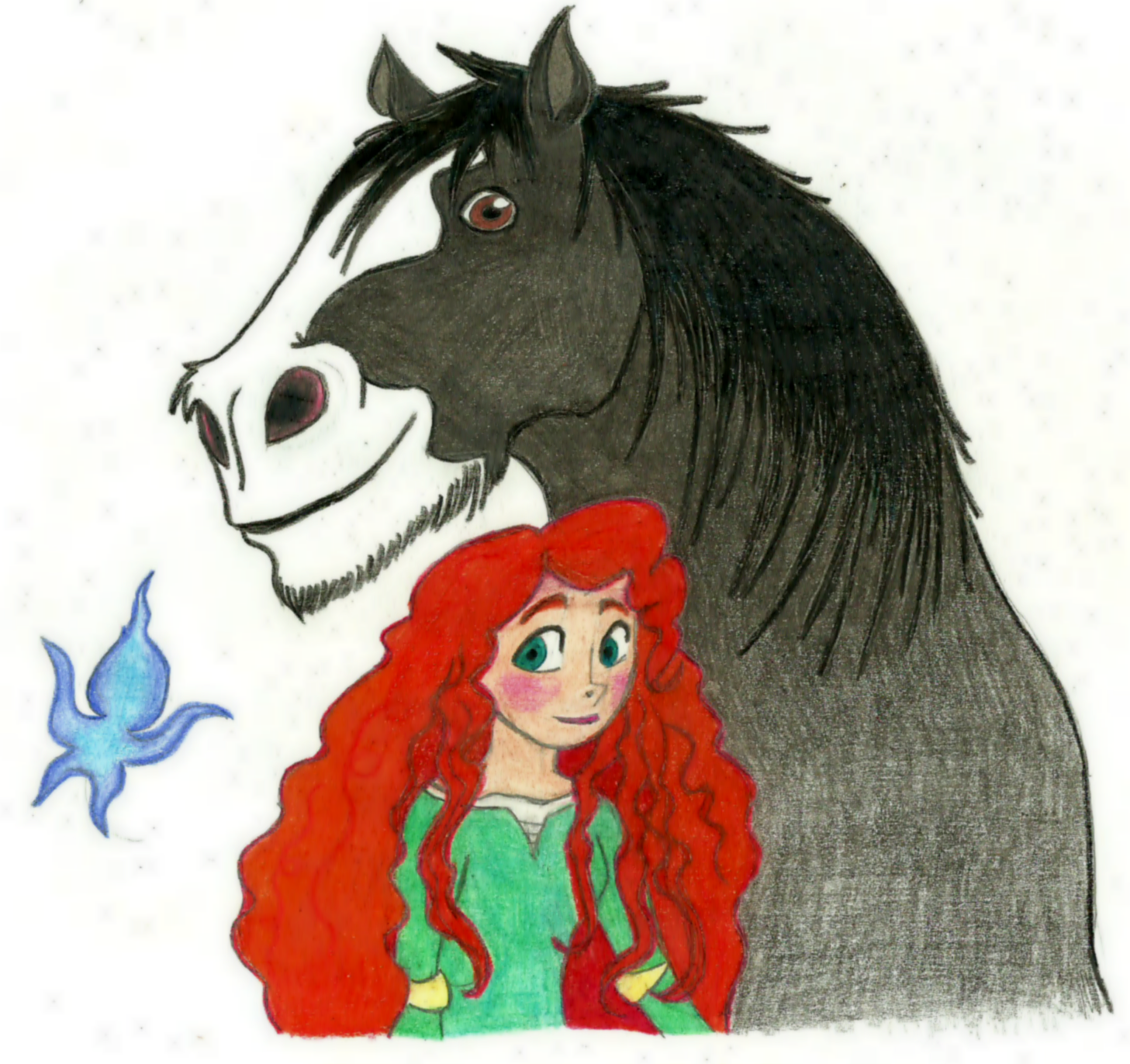 Angus, Merida and Wisp