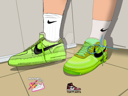 Air Force 1 Custom ''Supreme x Louis Vuitton'' by tgkttarts on