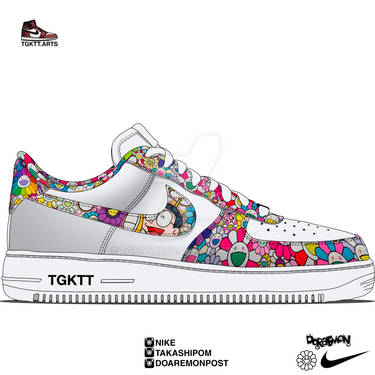 Air Force 1 Custom ''Supreme x Louis Vuitton'' by tgkttarts on
