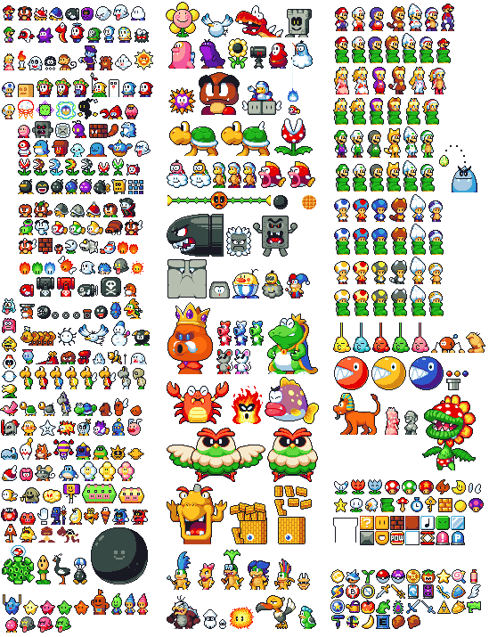 Mario series sprites