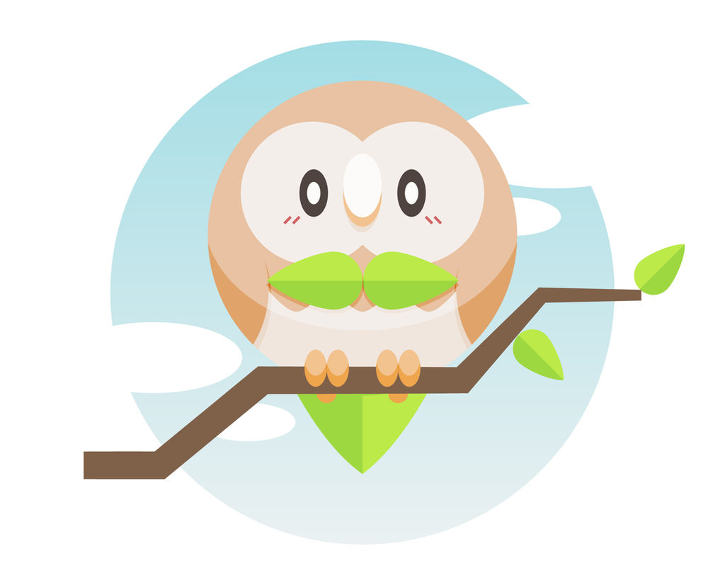 Rowlet Vector by hevromero on DeviantArt