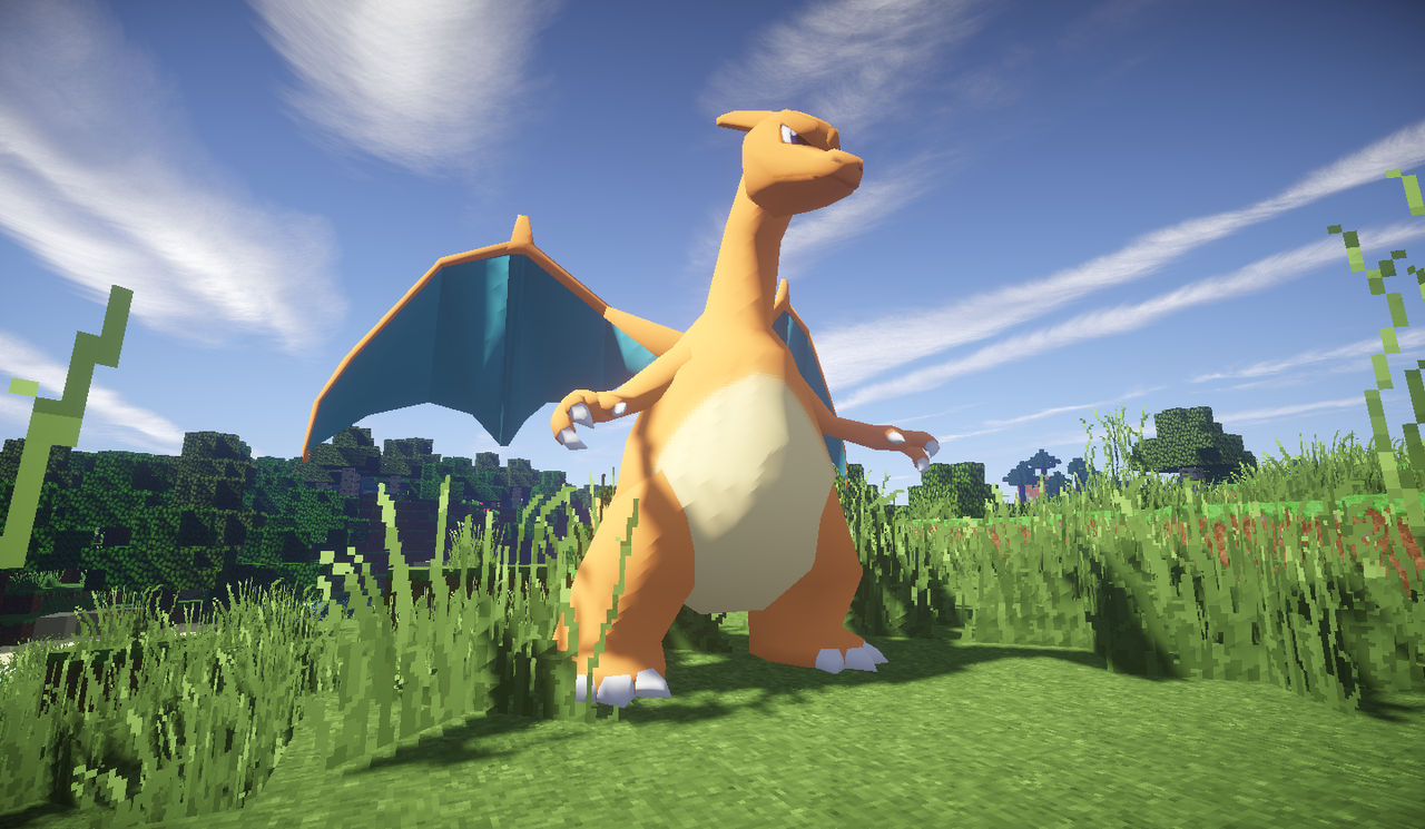 Minecraft: Charizard by Drayvern on DeviantArt