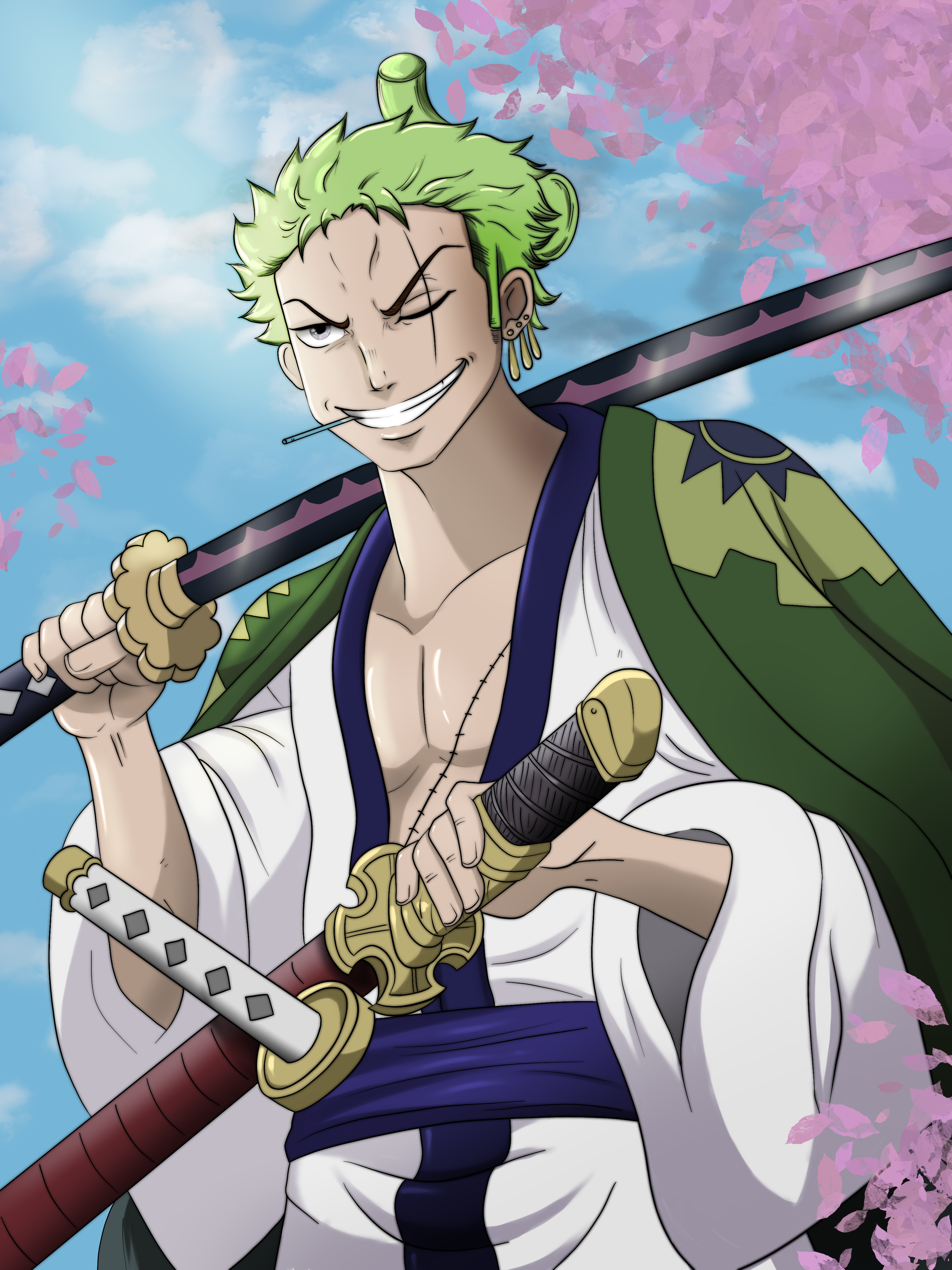 Zoro (Wano) by Pheliie on DeviantArt